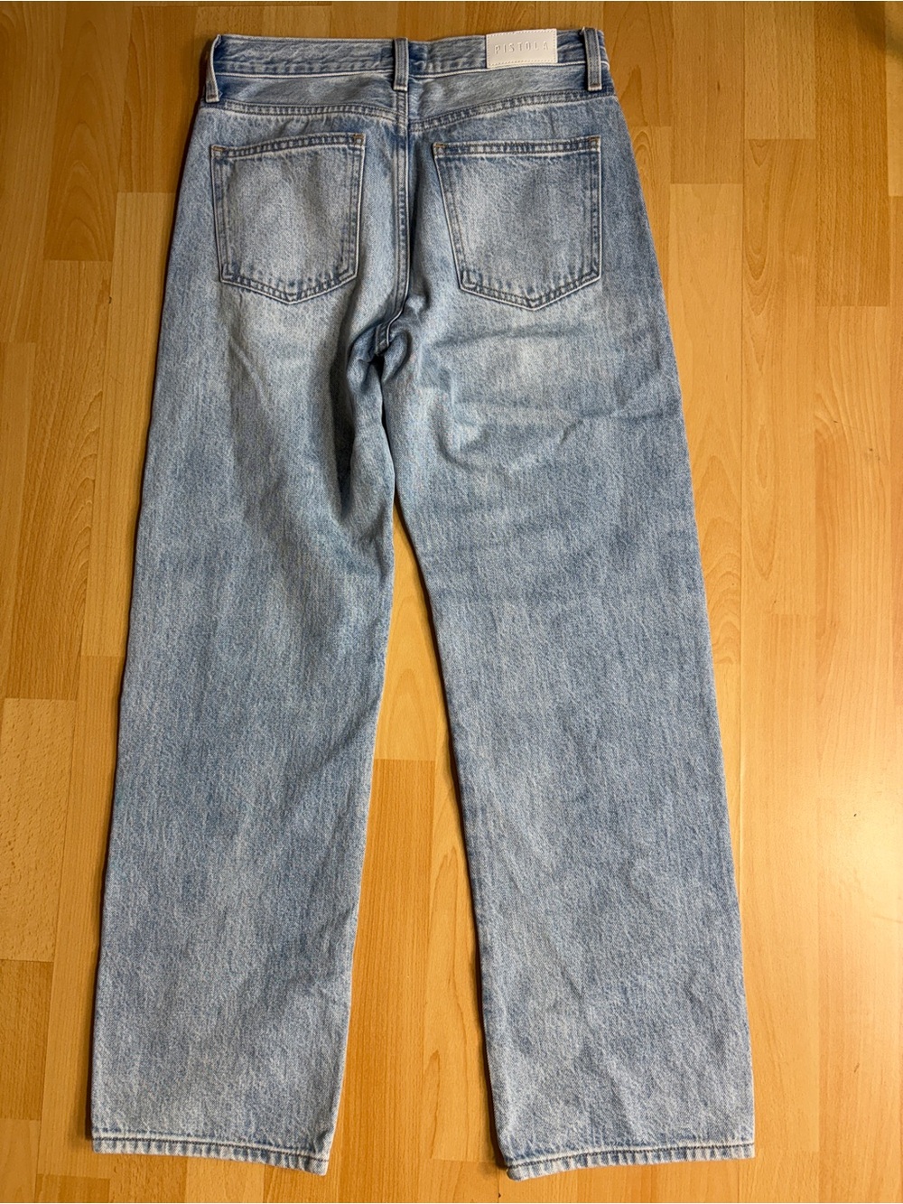 pistola NWT Lexi Bowed Barrel Leg Jean in Aries Studded 25 - Picture 8 of 12